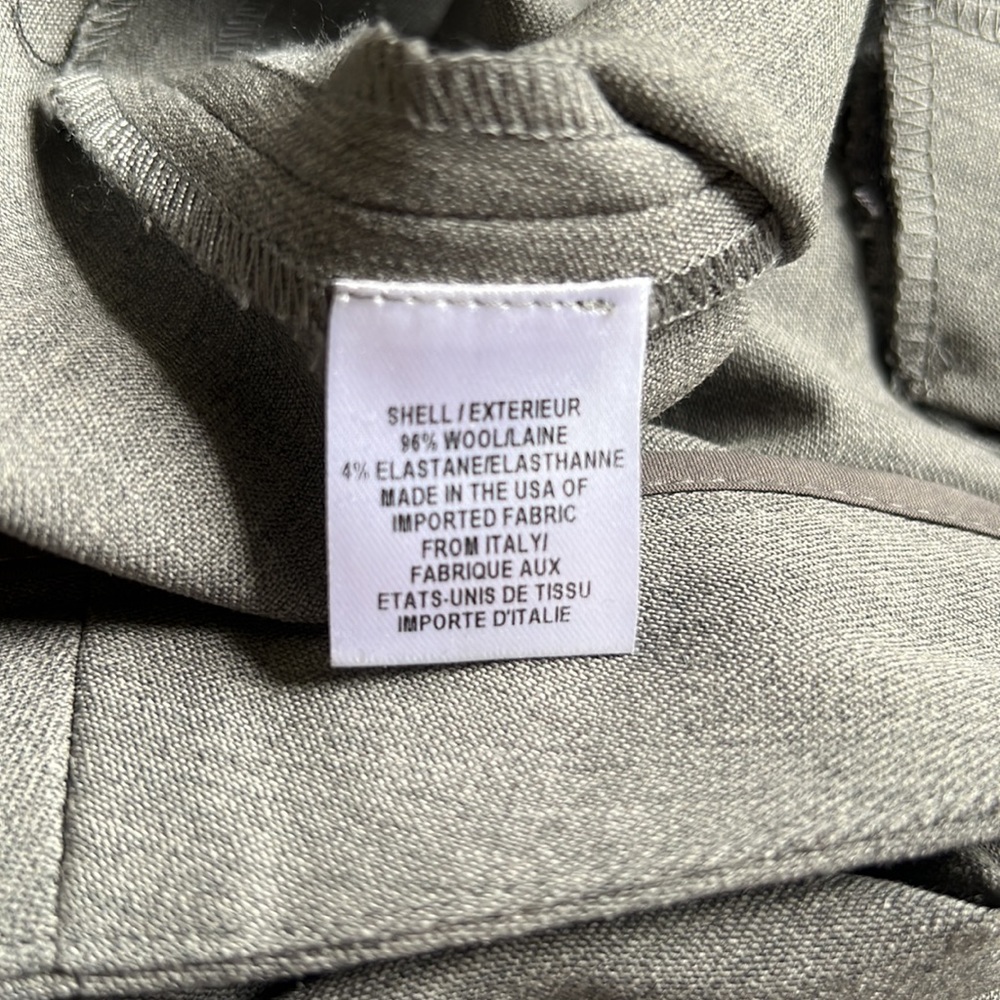 Grey MILLY wide leg, flat front trouser - Picture 7 of 7